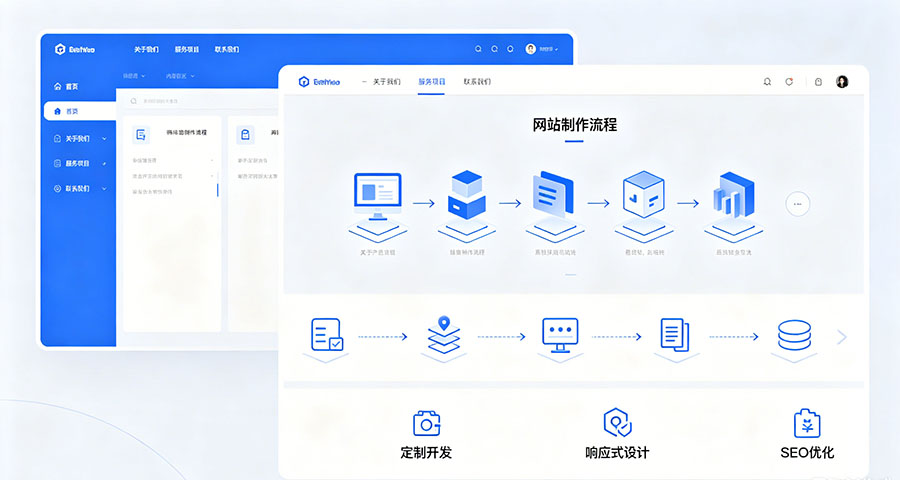 网站制作图
