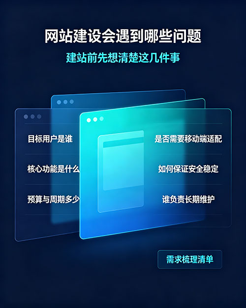 网站建设问题 