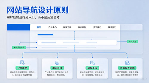 网站导航设计 网站导航设计